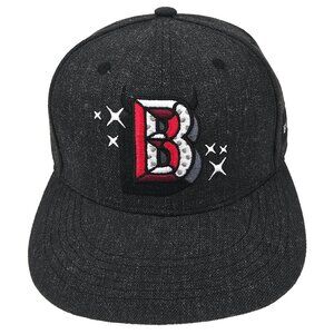 Chicago Bulls Hat - Artist Series Snapback Cap Miss Merlot NBA Basketball‎ Gray